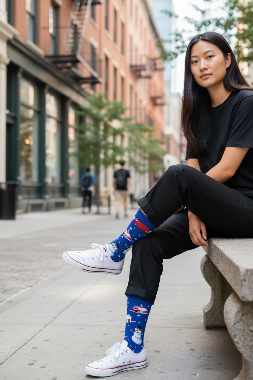 Winter Wonderland Snowman Socks-Christmas Edition