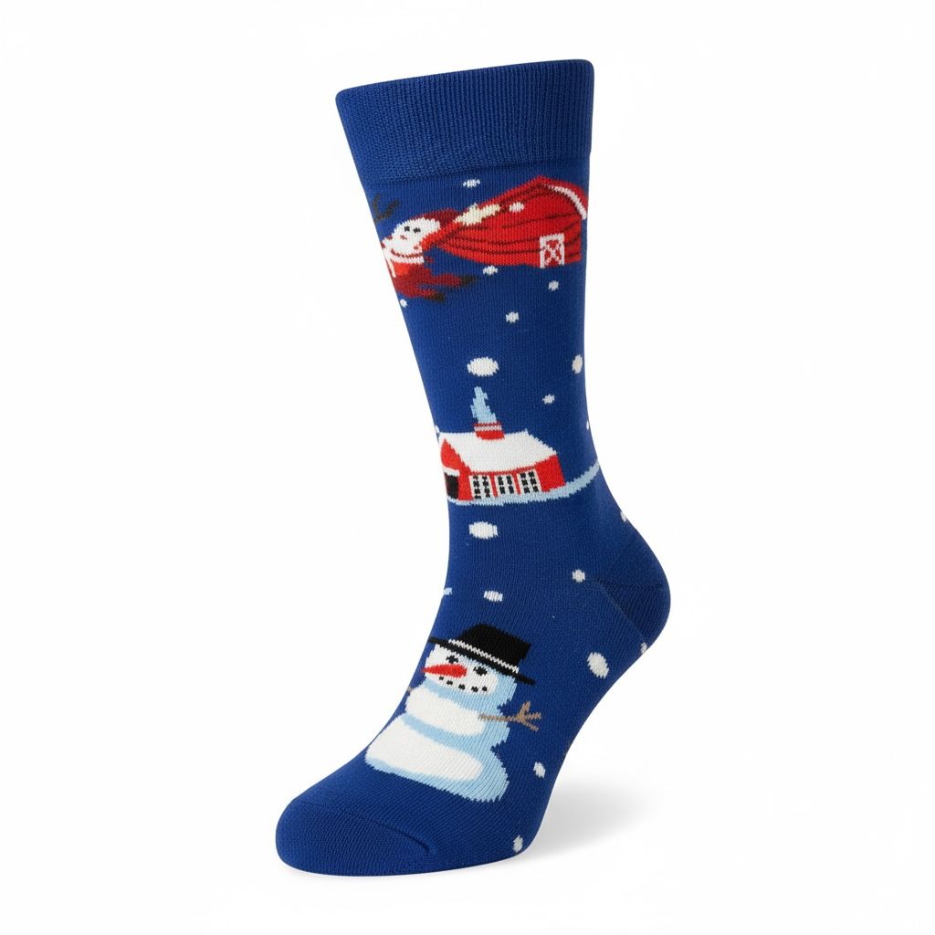 Winter Wonderland Snowman Socks-Christmas Edition