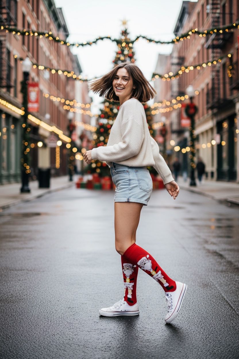 Funny Santa Christmas Socks – Christmas Edition