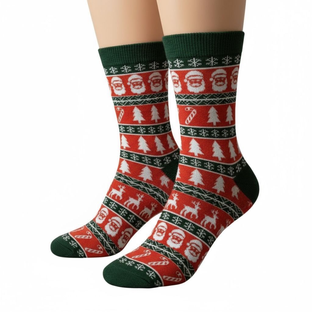 Classic Christmas Pattern Socks – Christmas Edition