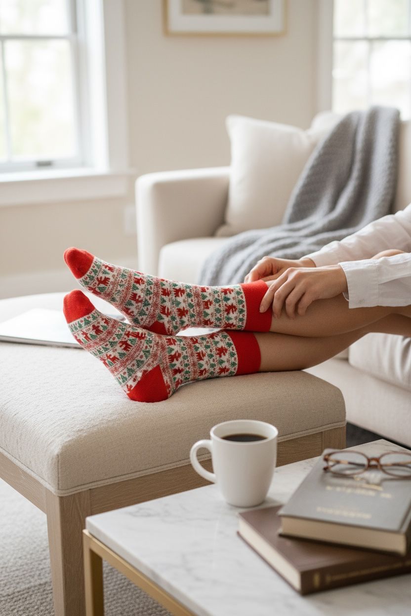 Nordic Reindeer Christmas Socks – Christmas Edition