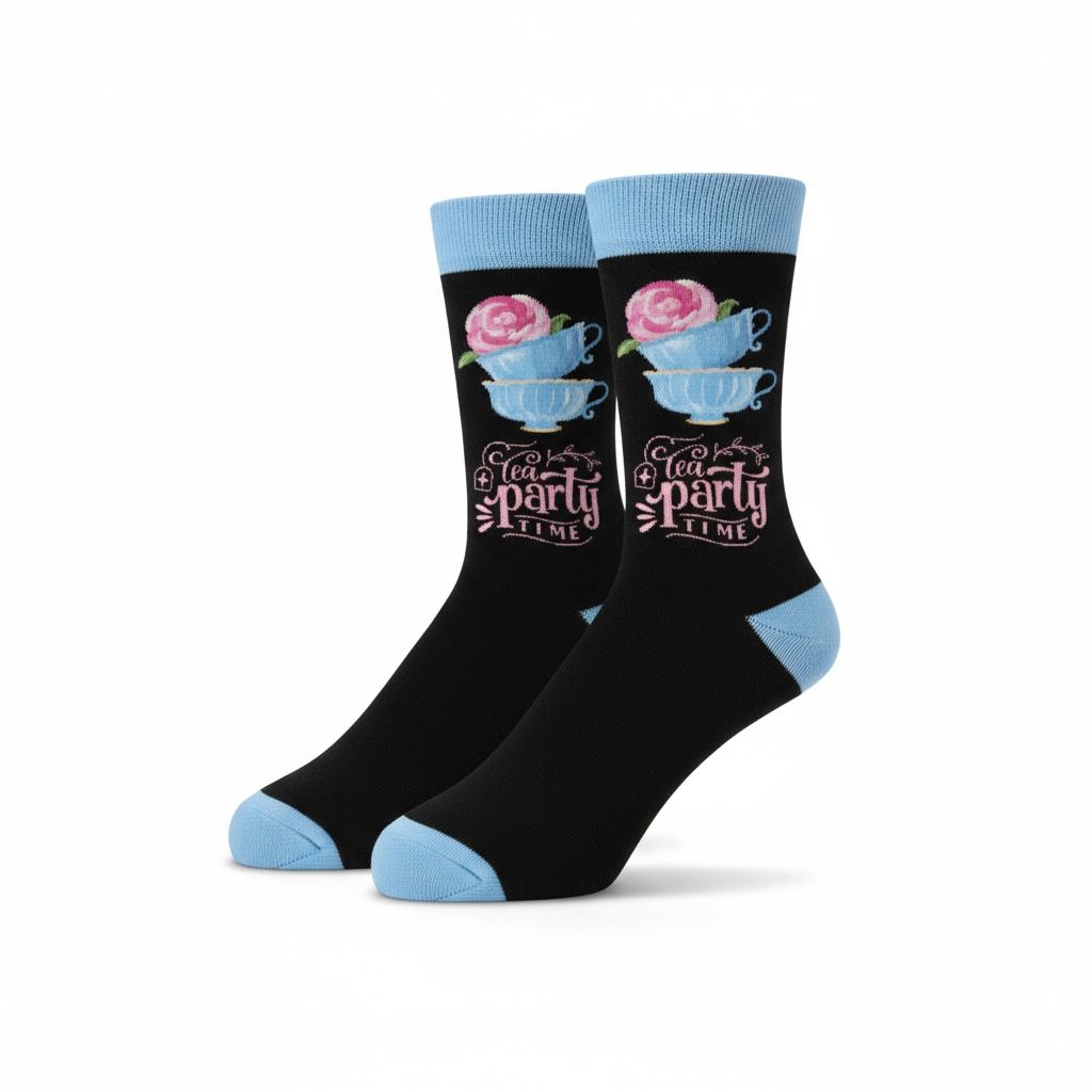 Tea Party Time Socks