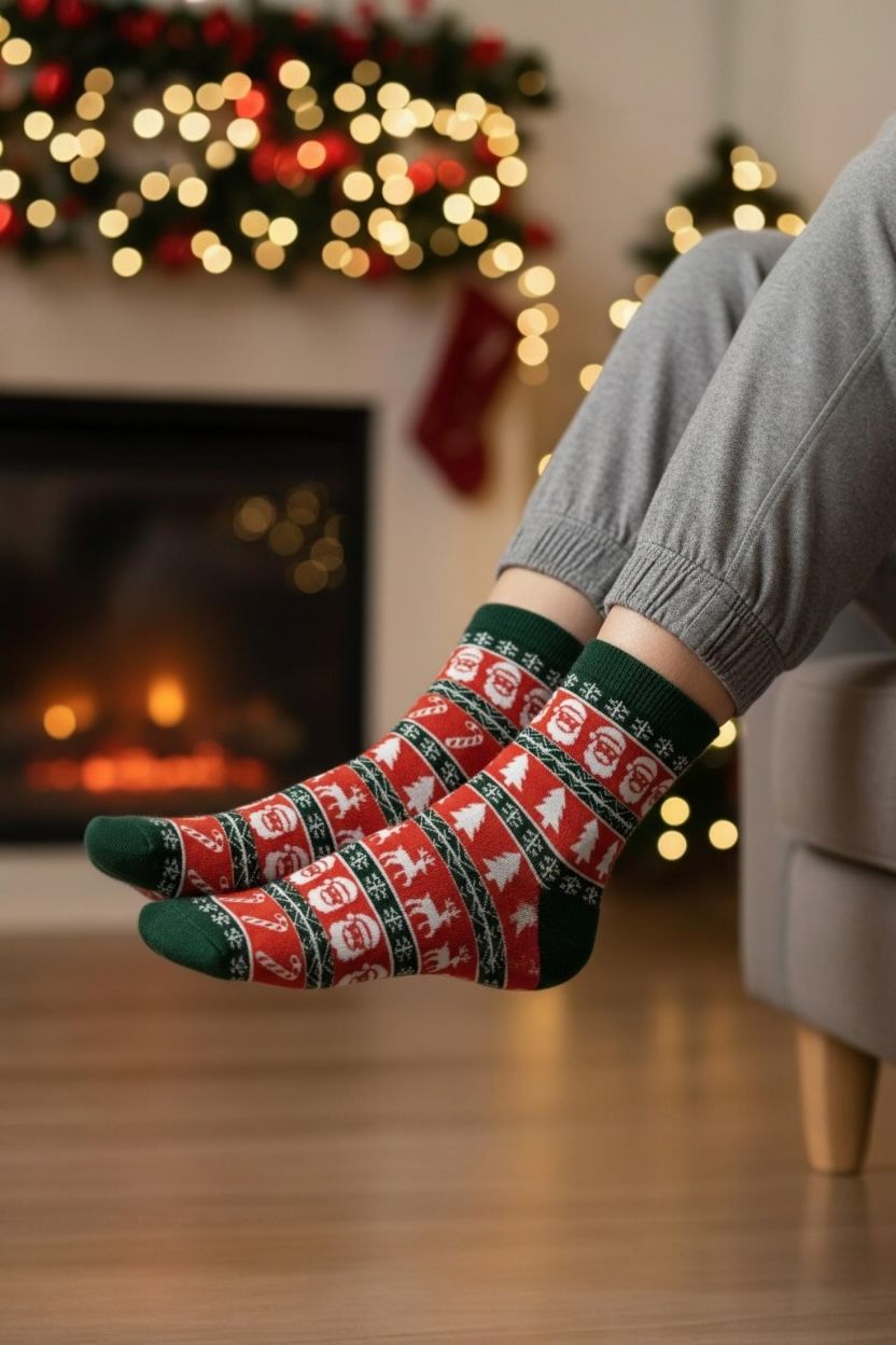 Classic Christmas Pattern Socks – Christmas Edition