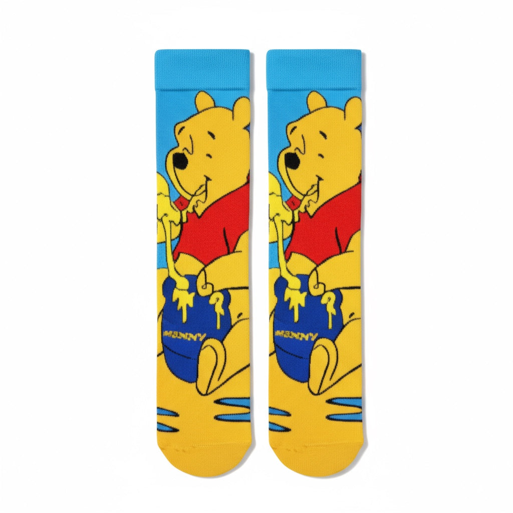 Winnie the Pooh Cartoon Socks – Cartoon Vibes Collection