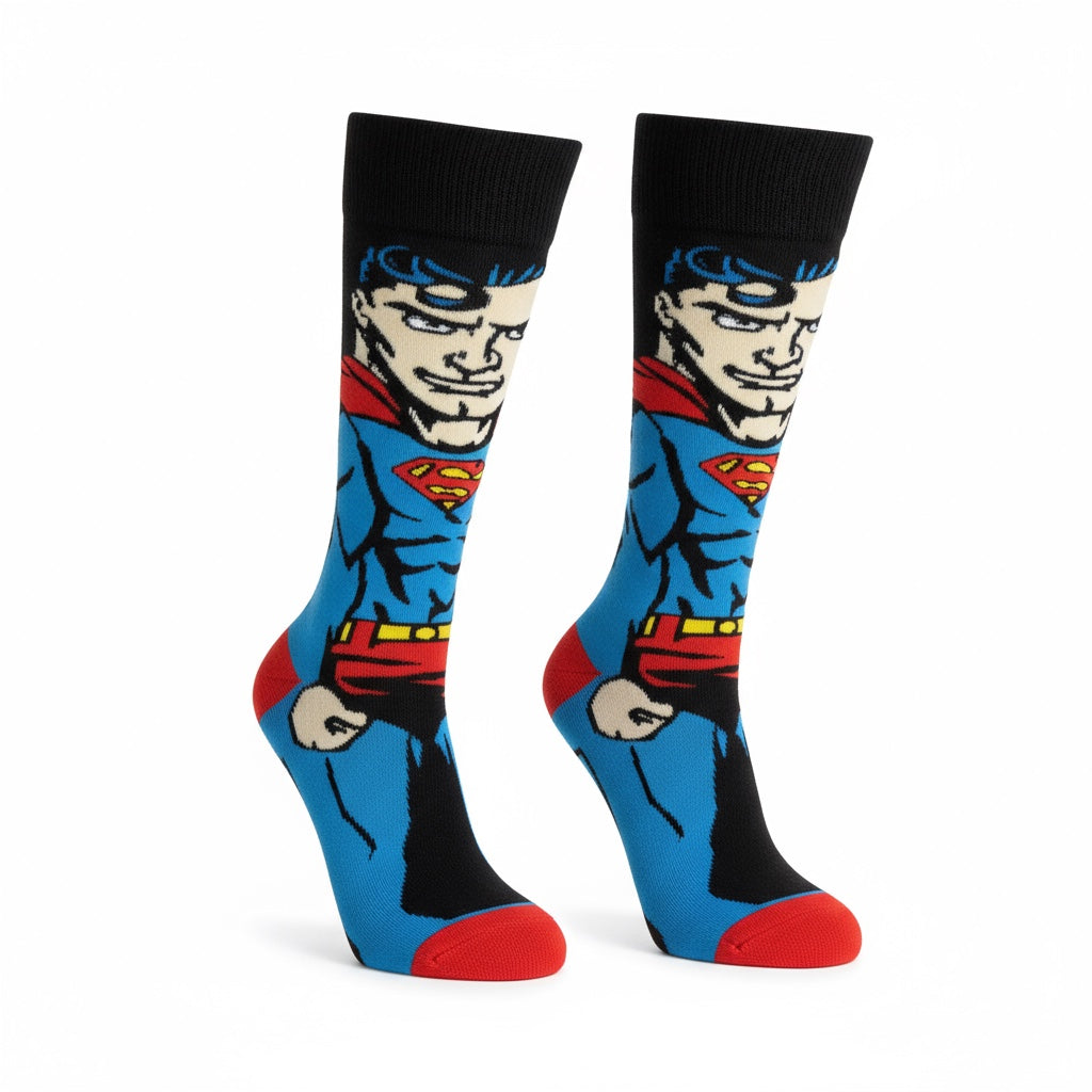 Superman Cartoon Socks – Cartoon Vibes Collection