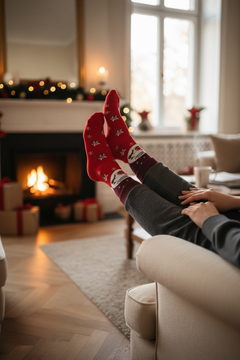 Santa Sleigh Christmas Socks – Christmas Edition