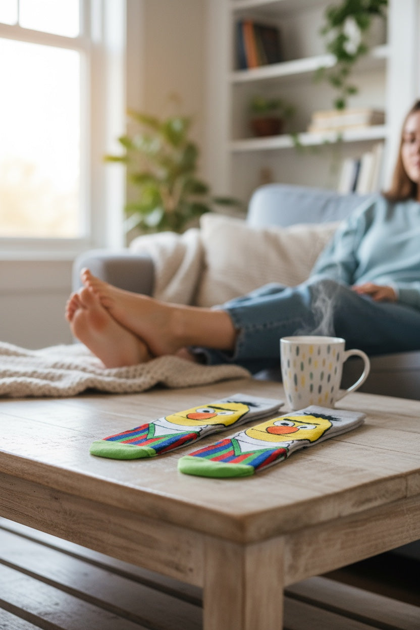 Bert Cartoon Socks – Cartoon Vibes Collection