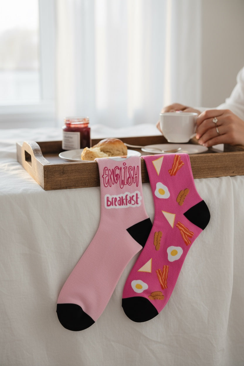 English Breakfast Socks