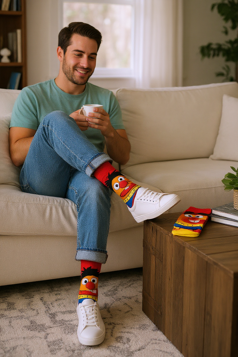 Ernie Cartoon Socks – Cartoon Vibes Collection