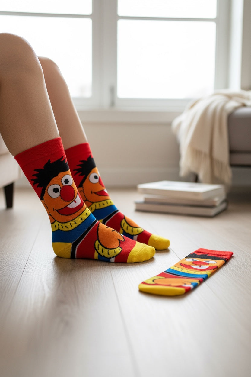 Ernie Cartoon Socks – Cartoon Vibes Collection