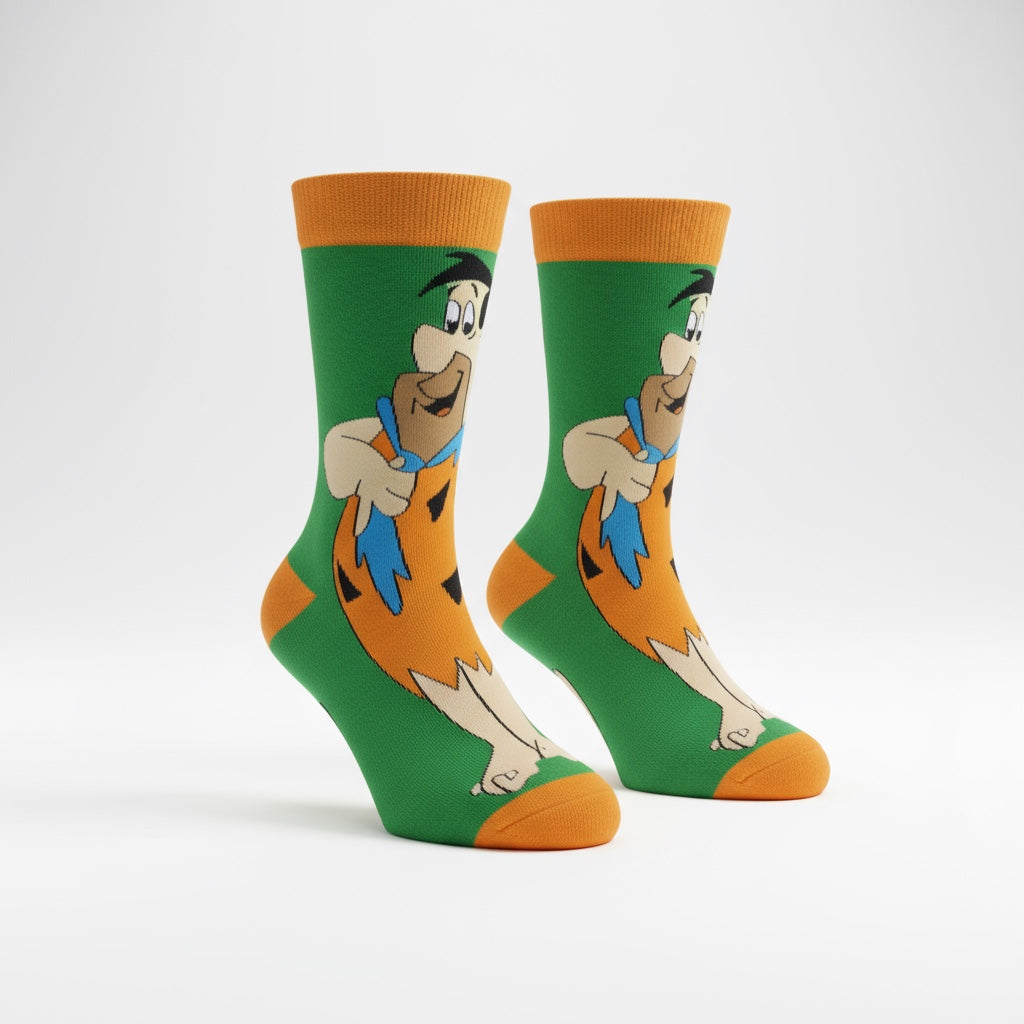 Fred Flintstone Cartoon Socks – Cartoon Vibes Collection