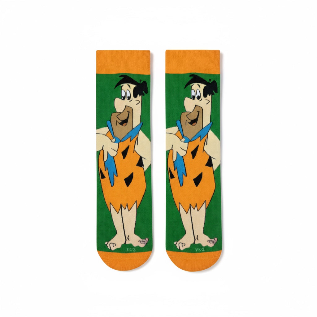 Fred Flintstone Cartoon Socks – Cartoon Vibes Collection