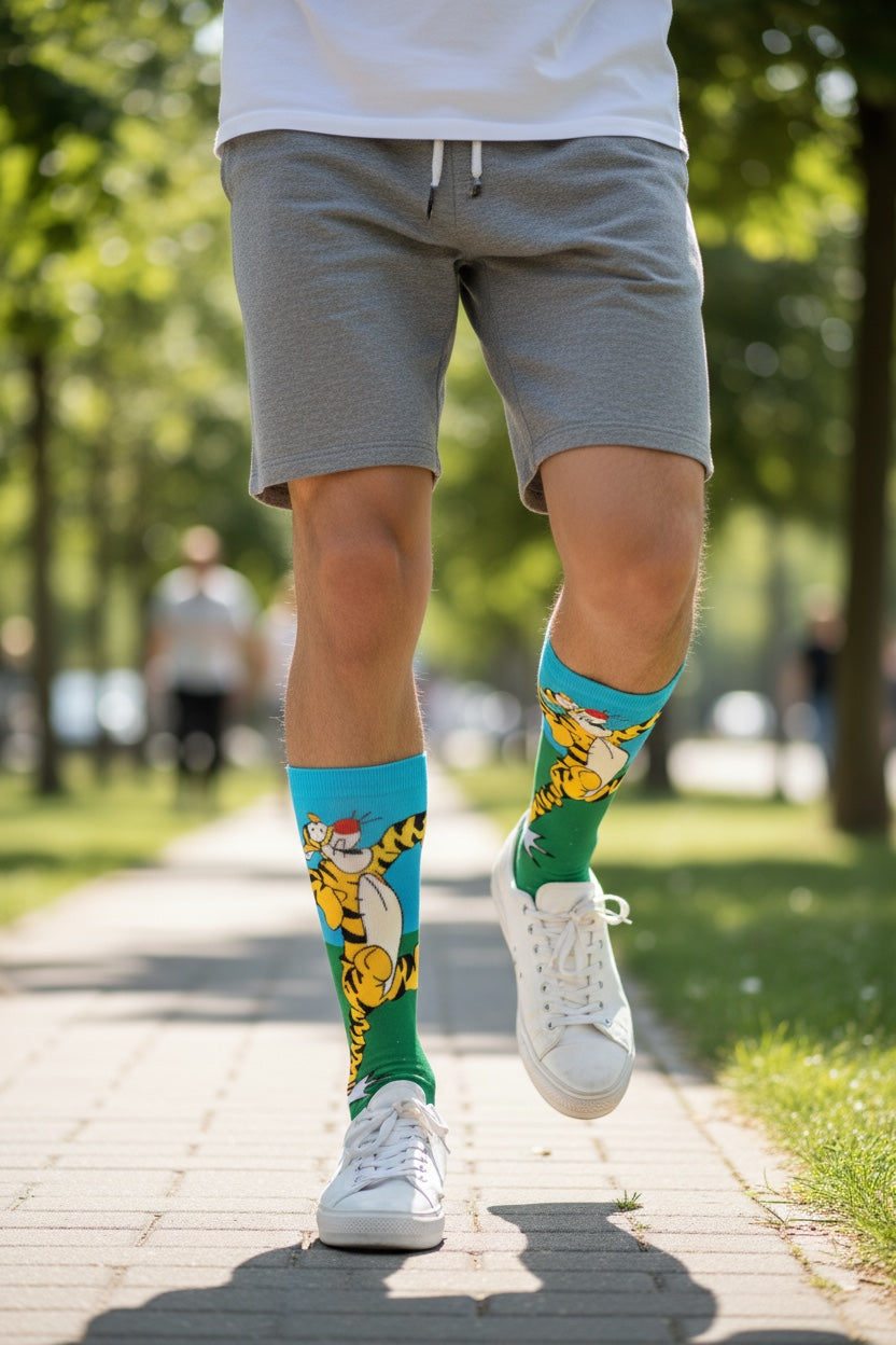 Playful Tiger Socks – Cartoon Vibes Collection